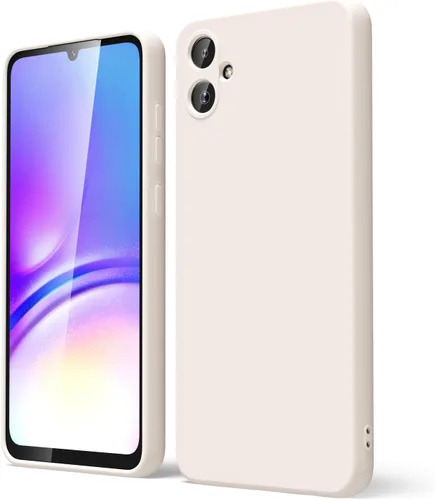 Miniatura 131 de oakxco Funda para teléfono Samsung Galaxy A12 con agarre de silicona líquida, linda delgada fina suave cubierta de gel de goma TPU lisa para mujeres