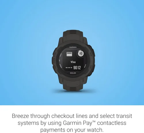 Miniatura 5 de Garmin Instinct 2S Solar, reloj resistente para exteriores de menor tamaño con GPS y con capacidad de carga solar, construido para todos los Grafito