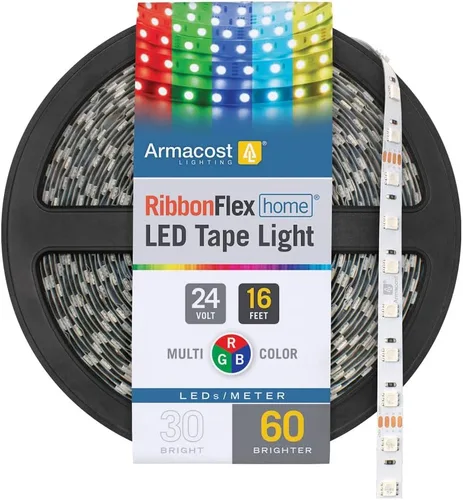 Miniatura 7 de Armacost Lighting RibbonFlex Home 614250 - Cinta de luz LED multicolor (60 ledes/metro, 32,8 pies (32.8 ft)
