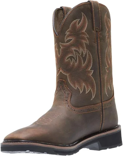 Miniatura 6 de Wolverine Rancher - Botas de trabajo con punta cuadrada de 10 pulgadas para hombre