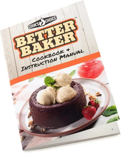 Miniatura 4 de SCS Direct Cook's Choice Better Baker - Tazón de postre comestible 2 en 1 y mini panificadora con libro de recetas de recetas - Molde para hornear