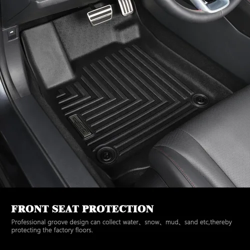 Miniatura 2 de Alfombrillas para Nissan Armada/Infiniti QX80 2025 2026 (7/8 pasajeros), protección para todo tipo de clima, forros de suelo de 1ª y 2ª fila