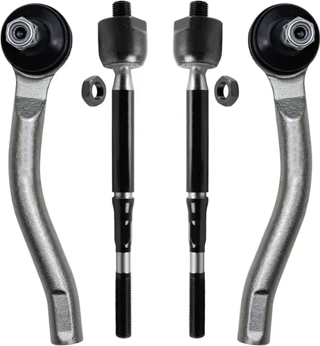 Miniatura 94 de Detroit Axle - 4 barras de acoplamiento delanteras para Kia Forte Koup 14-17, 14-18 Forte Forte5, 4 extremos de barra de acoplamiento exteriores e