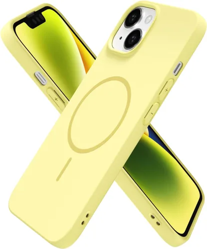 Miniatura 215 de oakxco Funda de silicona Mag Safe para iPhone 17 Pro Max, funda magnética delgada y fina compatible con carga inalámbrica MagSafe, bonita funda Negro