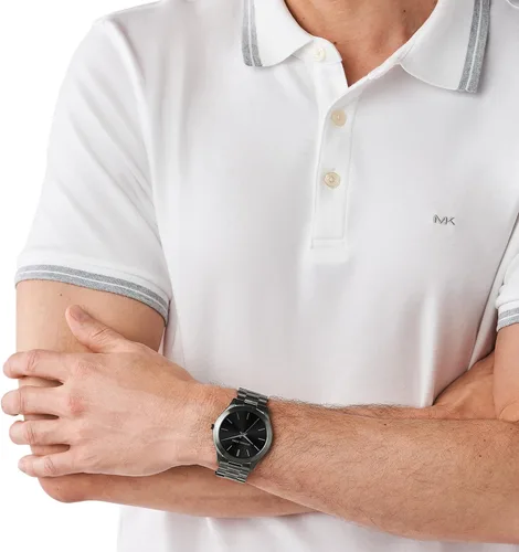 Miniatura 5 de Michael Kors - Reloj de cuarzo Slim Runway de acero inoxidable para hombre