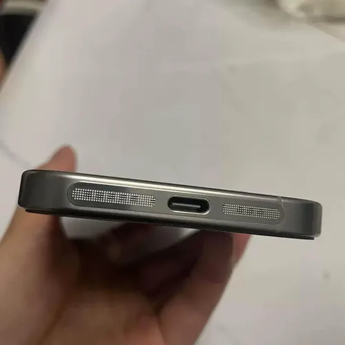 Miniatura 7 de para iPhone 16 Pro Max Auricular Parlante Malla Anti Polvo Adhesiva Cubierta - 5 PIEZAS / Negro