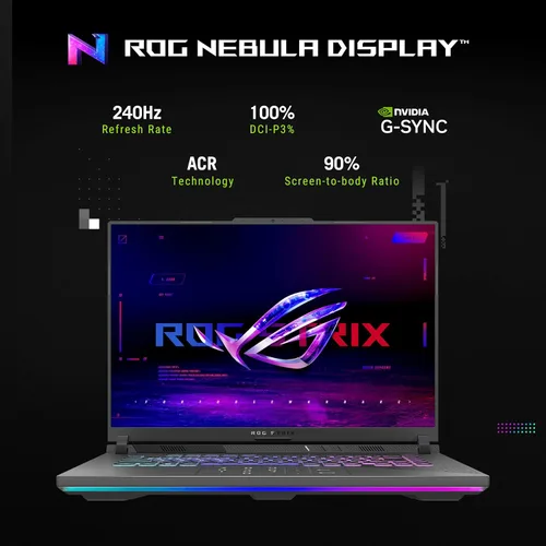 Miniatura 4 de ASUS ROG Strix G16 - Laptop para juegos, AMD Ryzen 9-9955HX, 16 GB DDR5 RAM, 1 TB PCIe SSD, pantalla 2K de 16 pulgadas, Nvidia G-Force RTX 5050