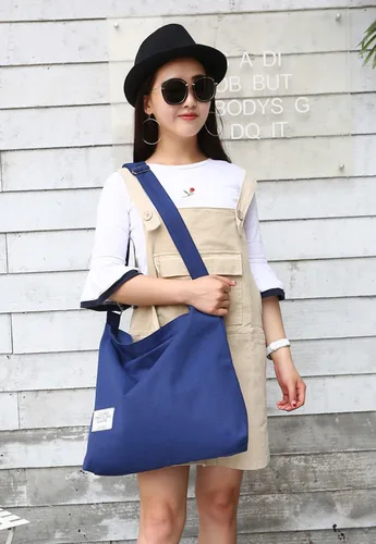 Miniatura 142 de Covelin - Bolsa de hombro informal de lona para mujer, estilo bohemio y retro, bolsa de mano, bolso cruzado, tamaño grande