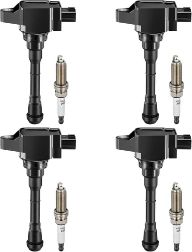 Miniatura 33 de BDFHYK Paquete de Bobina de Encendido UF350 y Bujías de Iridio 4505 Compatibles con Nissan 2002-2006 Altima 2002-2006 Sentra L4 2.5L Juego de 4