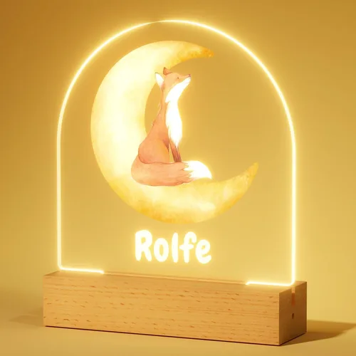 Miniatura 15 de Luz nocturna personalizada, luz nocturna acrílica Koala, regalos personalizados para niños, nombre personalizado, brillo ajustable, alimentación