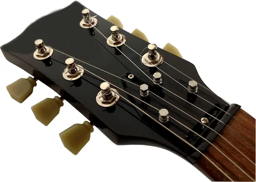 Miniatura 6 de V1 estándar (negro y plateado) - Mejor actualización de guitarra para mejorar la estabilidad de afinación