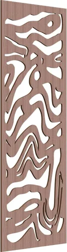 Miniatura 49 de 9 3/8"W x 24 3/8"H x 1/4"T Northfield Decorativos Paneles de Pared de Madera Calado, Abedul