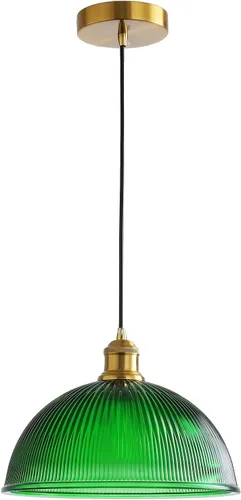 Miniatura 13 de XZHGCEE Lámparas colgantes vintage: luces colgantes de cristal isla de cocina, luz colgante verde, lámpara colgante moderna lámpara colgante de luz