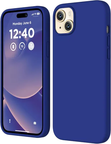 Miniatura 9 de Funda de silicona para iPhone 15 Plus, cubierta protectora de cuerpo completo, forro de microfibra suave antiarañazos, funda delgada ultrafina