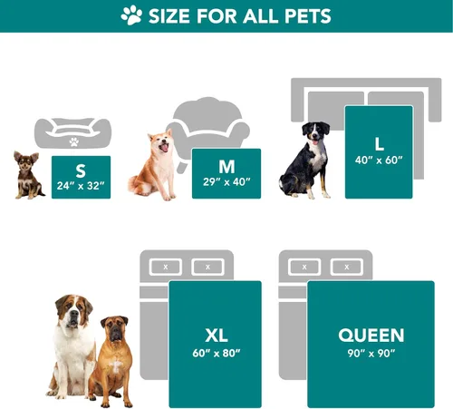 Miniatura 7 de PetAmi Manta para perros pequeños y medianos, manta de cama para mascotas, gatos, cachorros, gatitos, funda de vellón para muebles, protector