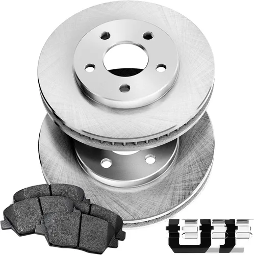 Miniatura 11 de BRAKELABS POWERSPORT Kit de frenos traseros y rotores Pastillas de freno traseras Rotores y pastillas de freno, pastillas y rotores de freno