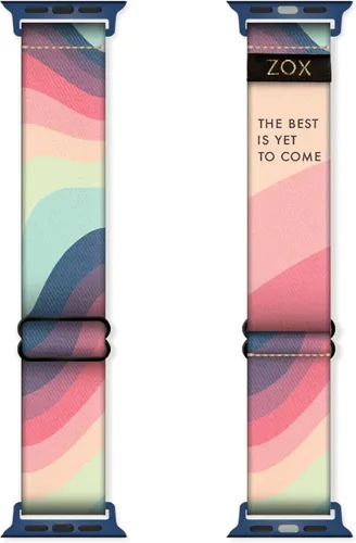 Miniatura 19 de ZOX Correa para Apple Watch, banda elástica con afirmaciones motivacionales y hermosas obras de arte, regalos para hombres, mujeres y niños