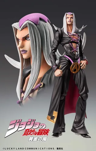Miniatura 3 de MediCos JoJo's Bizarre Adventure Part 5: Chozo Kado Leone Abbacchio Super Action Estatua Figura Multicolor