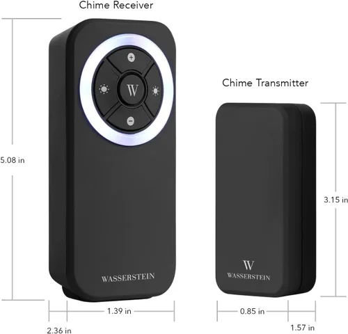 Miniatura 8 de Wasserstein Timbre de timbre – Compatible con el timbre Blink Video Doorbell (paquete de 1, negro)