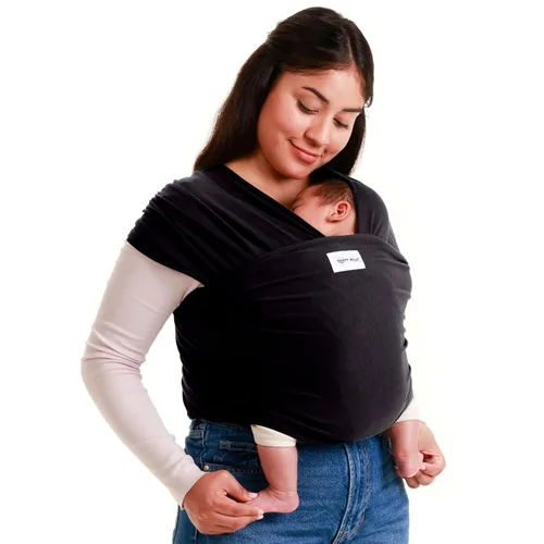 Miniatura 12 de Sleepy Wrap Pañuelo elástico ergonómico para bebé portabebés para recién nacidos a niños pequeños - Pañuelo para bebé ligero manos libres 7-35