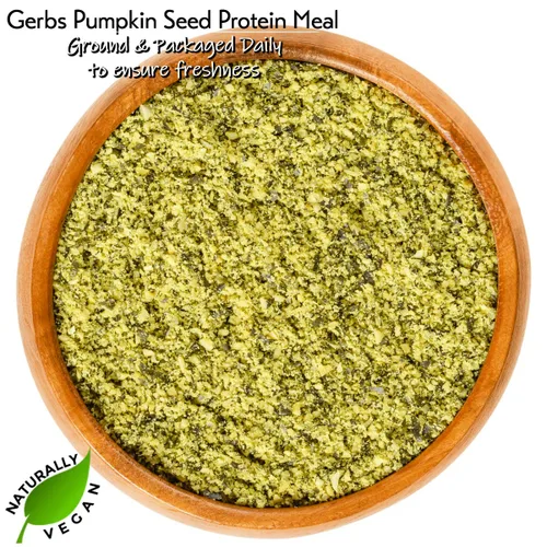 Miniatura 5 de GERBS Harina de Semilla de Calabaza 1 Libra Grado Premium Recién Cosechada y Empaquetada en Bolsa Resellable a Granel Sin OGM, Keto y Paleo