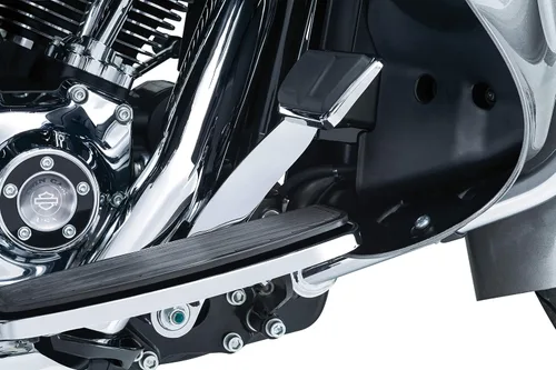 Miniatura 2 de Kuryakyn 9648 Control de Pie de Motocicleta: Pedal de Freno Extendido Girador para Motocicletas Harley-Davidson Touring y Trike 2014-19 con Carenado