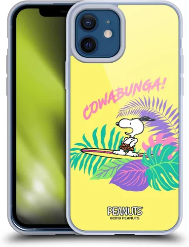 Miniatura 156 de Head Case Designs Peanuts Tropical Surf Snoopy Aloha Disco Gel Funda con licencia oficial [protección de grado militar] compatible con Apple iPhone