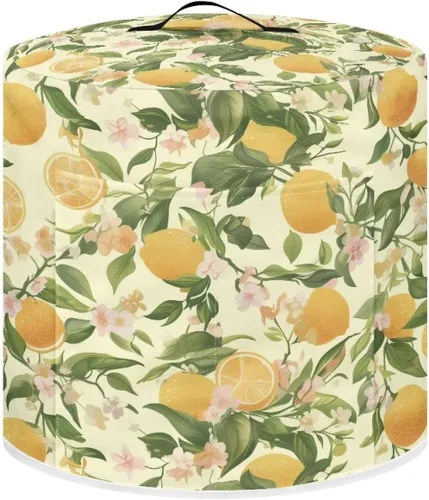 Miniatura 27 de Cubierta antipolvo para olla a presión con estampado floral de pájaros, compatible con 3 cuartos de galón, cubierta antipolvo instantánea duradera