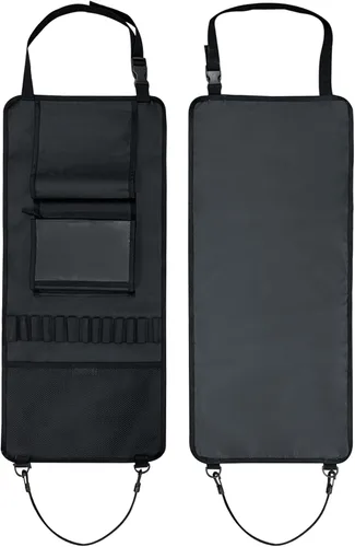 Miniatura 3 de MYDAYS Paquete de 2 Portaarmas para Respaldo de Asiento, Organizador de Asiento Delantero de Camuflaje con Bolsillo para Balas, Soporte Vehicular