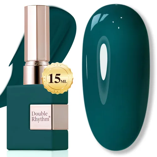 Miniatura 42 de Double Rhythm 15ml de esmalte de uñas en gel, color puro, mismo color, misma botella, esmalte de uñas de remoción para arte de manicura en salón
