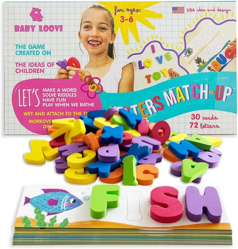 Miniatura 8 de Juguetes de baño de espuma, rompecabezas flotantes 100% no tóxicos, animales - Juguete de bañera de aprendizaje temprano - Divertidas formas