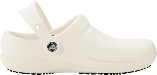 Miniatura 10 de Crocs Zuecos unisex Bistro (9 B (M) de EE. UU. para mujer/7 D (M) de hombre de EE. UU., blanco)