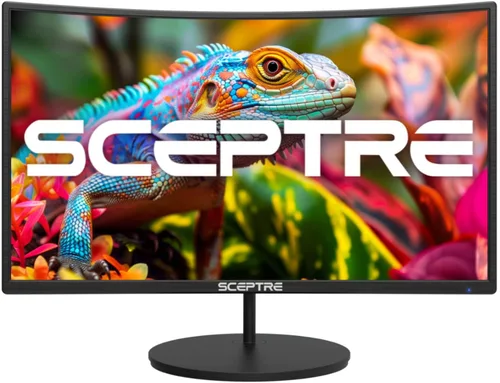 Miniatura 15 de Sceptre - Monitor curvo de 24 pulgadas, 75Hz, LED, para videojuegos, Full HD, 1080P, HDMI, VGA, con altavoces, montaje de pared VESA listo