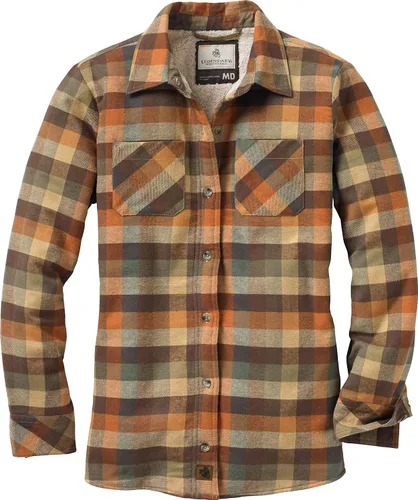 Miniatura 4 de Legendary Whitetails - Chaqueta de franela con forro de sherpa para mujer