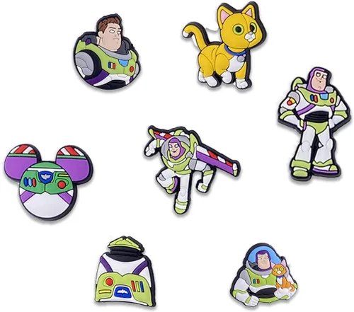 Miniatura 2 de 30 dijes de cocodrilo de dibujos animados para niños y niñas, decoración de zapatos de cocodrilo, paquete de bonitos dijes de cocodrilo para zuecos