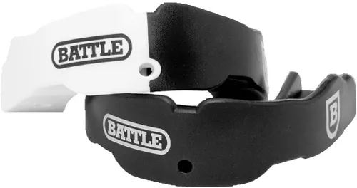 Battle Sports - Paquete de 2 protectores bucales, máxima protección y transpirabilidad, sin tirantes, apto para adultos y jóvenes, paquete de 2