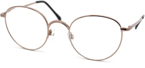 Miniatura 6 de SA106 Gafas de lectura redondas con borde de metal para papá