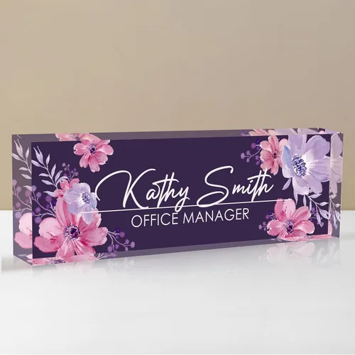 Miniatura 11 de Placa de nombre personalizada para escritorio, placa de nombre de escritorio personalizada, placa de nombre acrílica, accesorios de escritorio