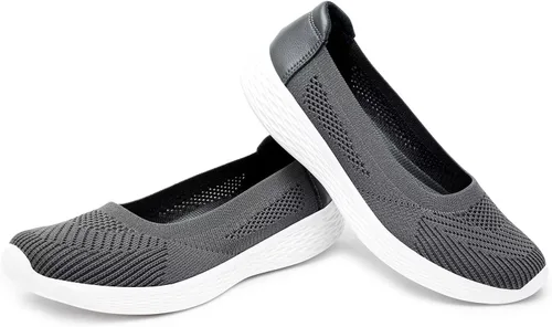 Miniatura 7 de TIOSEBON Women's Comfortable Loafer Flat Foam Mesh Slip-On Walking Shoes