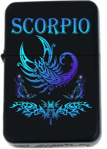 Miniatura 7 de Signos del zodiaco, símbolos del horóscopo, colección de iconos de astrología, infinito negro mate a prueba de viento, encendedores (Virgo) - Regalo