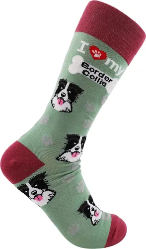 Miniatura 2 de Sock Society I Love Dogs - Calcetines divertidos unisex para hombres y mujeres diseño casual paquete de 3