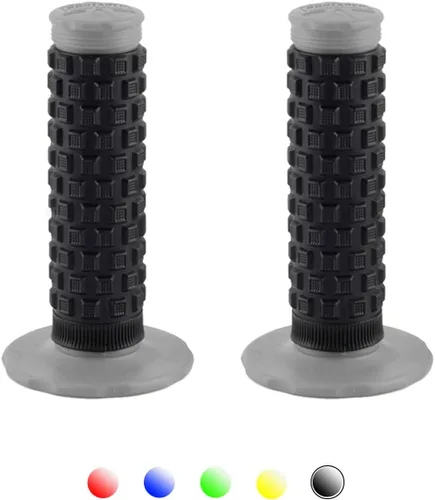 Miniatura 10 de Agarres para Manillar de Motocicleta 7/8" Agarres para Bicicleta de Cross con Parte Superior en Forma de Almohada Agarres Antideslizantes de Goma