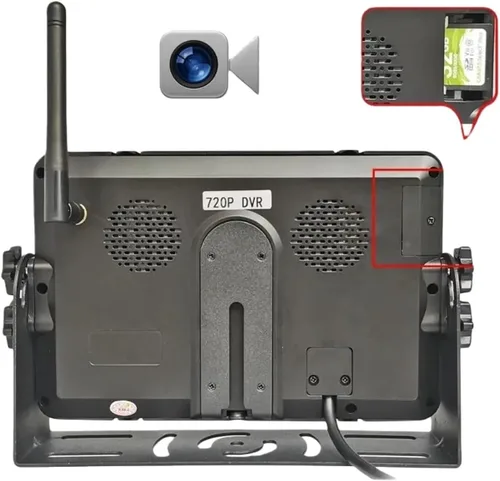Miniatura 4 de 7inch AHD IPS Truck DVR Monitor 1280x720 HD Night Vision Reverse Backup Recorder L ED Camera Compatible With Bus Car RV