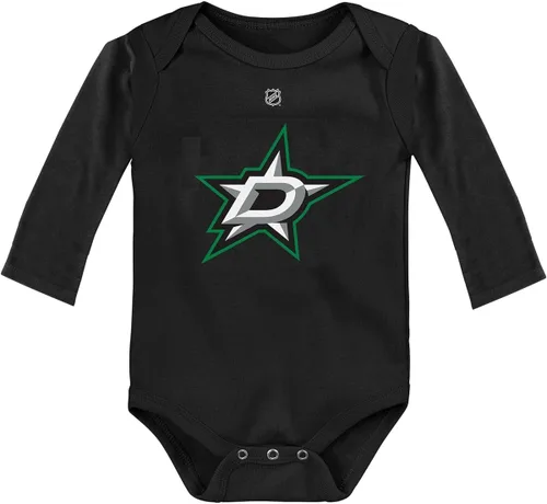 Outerstuff NHL - Mameluco de manga larga con logotipo primario para recién nacidos y bebés de 0 a 24 meses