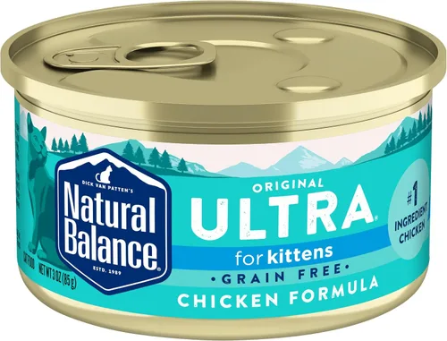 Miniatura 13 de Natural Balance Original Ultra - Alimento enlatado húmedo para gatos, receta de atún y camarones, 5.5 onzas (paquete de 24)