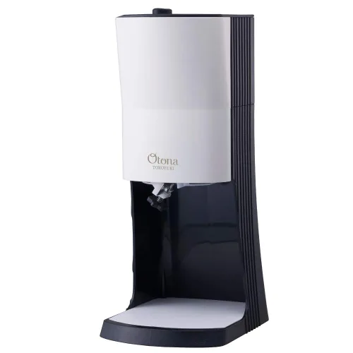 ドウシシャ(DOSHISHA) Máquina eléctrica de hielo afeitado esponjoso modelo negro 2021 para hacer hielo con 3 tazas