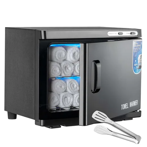 Miniatura 8 de Calentador de toallas calientes para salón de belleza, baño, gabinete de toallas calientes 2 en 1, personal, 8L de capacidad pequeña, calentadores