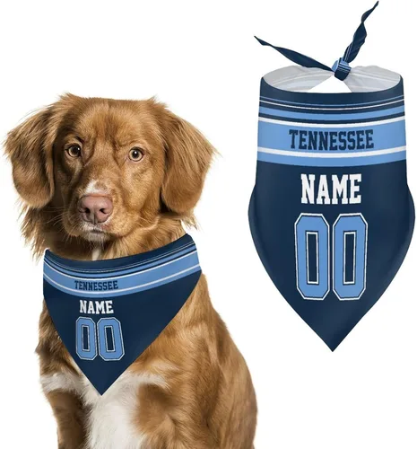 Miniatura 22 de Arizona - Bandana de fútbol para perro, diseño personalizado, número de nombre, regalos para gatos