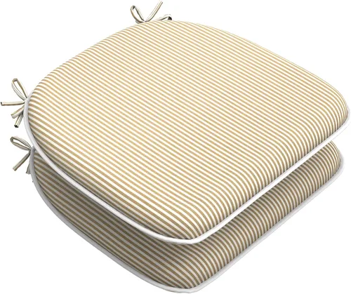 Miniatura 50 de LVTXIII - Cojines de asiento de patio de 16 pulgadas de profundidad x 17 pulgadas de ancho, cojines para sillas de exteriores, para todo tipo de gris