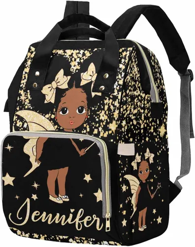 Miniatura 36 de M YESCUSTOM Bolsa de pañales personalizada con nombre para mamá, mujer, esposa, mochila personalizada, 0625-12, Mochilas Daypack
